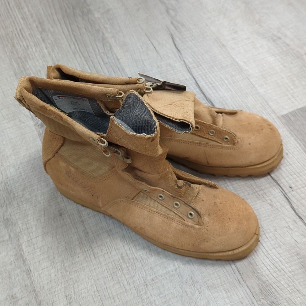 Belleville Gore-tex Men's Tan Military Tactical Boots Size 10 R - Picture 4 of 10